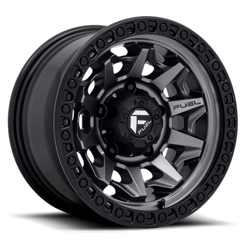 Fuel 1PC D716 COVERT MATTE GUN METAL BLACK BEAD RING