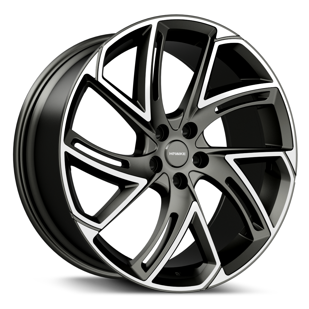 4 x Hawke Wheels Condor Matt Gunmetal Polish
