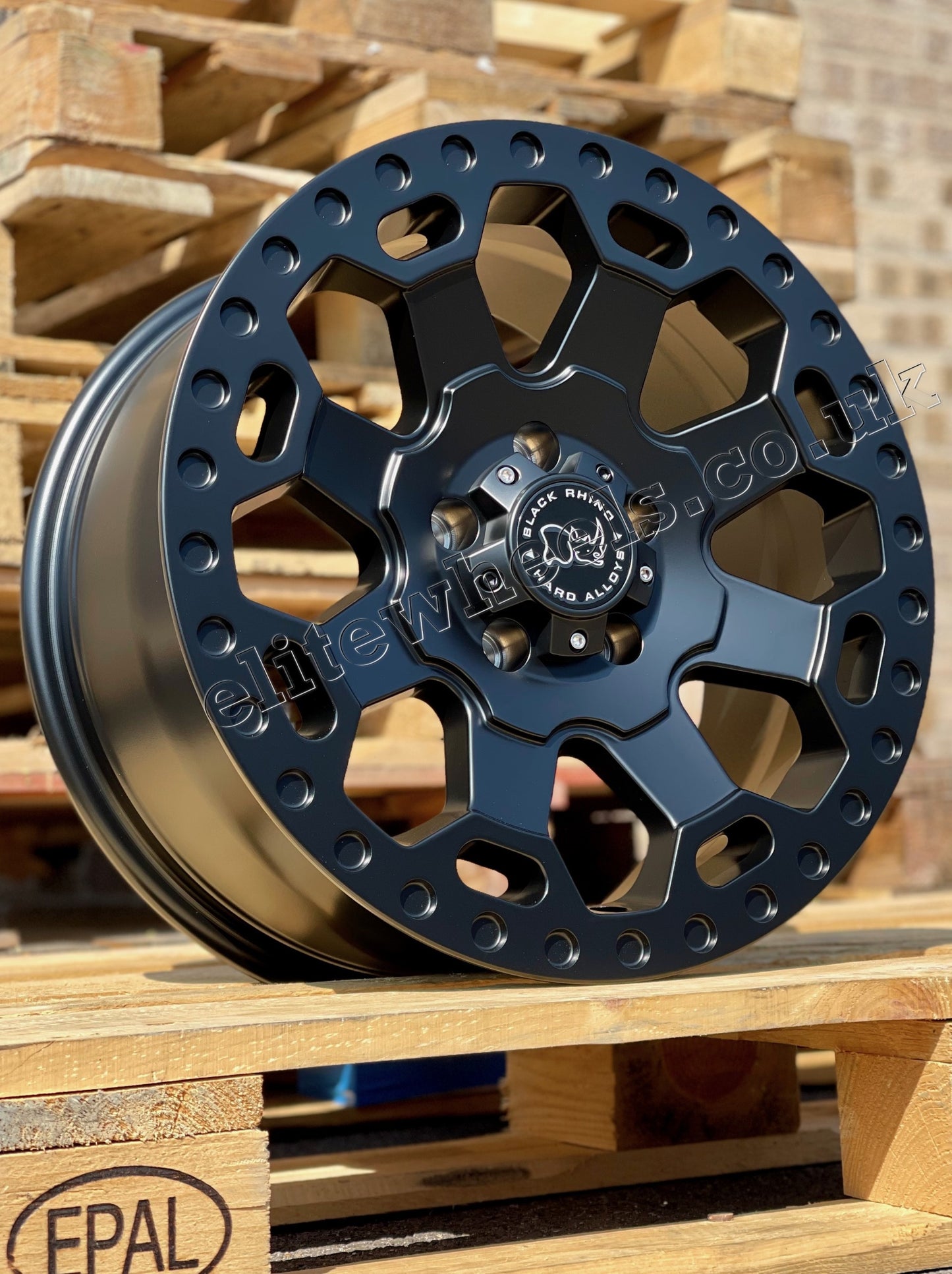 17" Black Rhino Warlord Matt Black Volkswagen Transporter