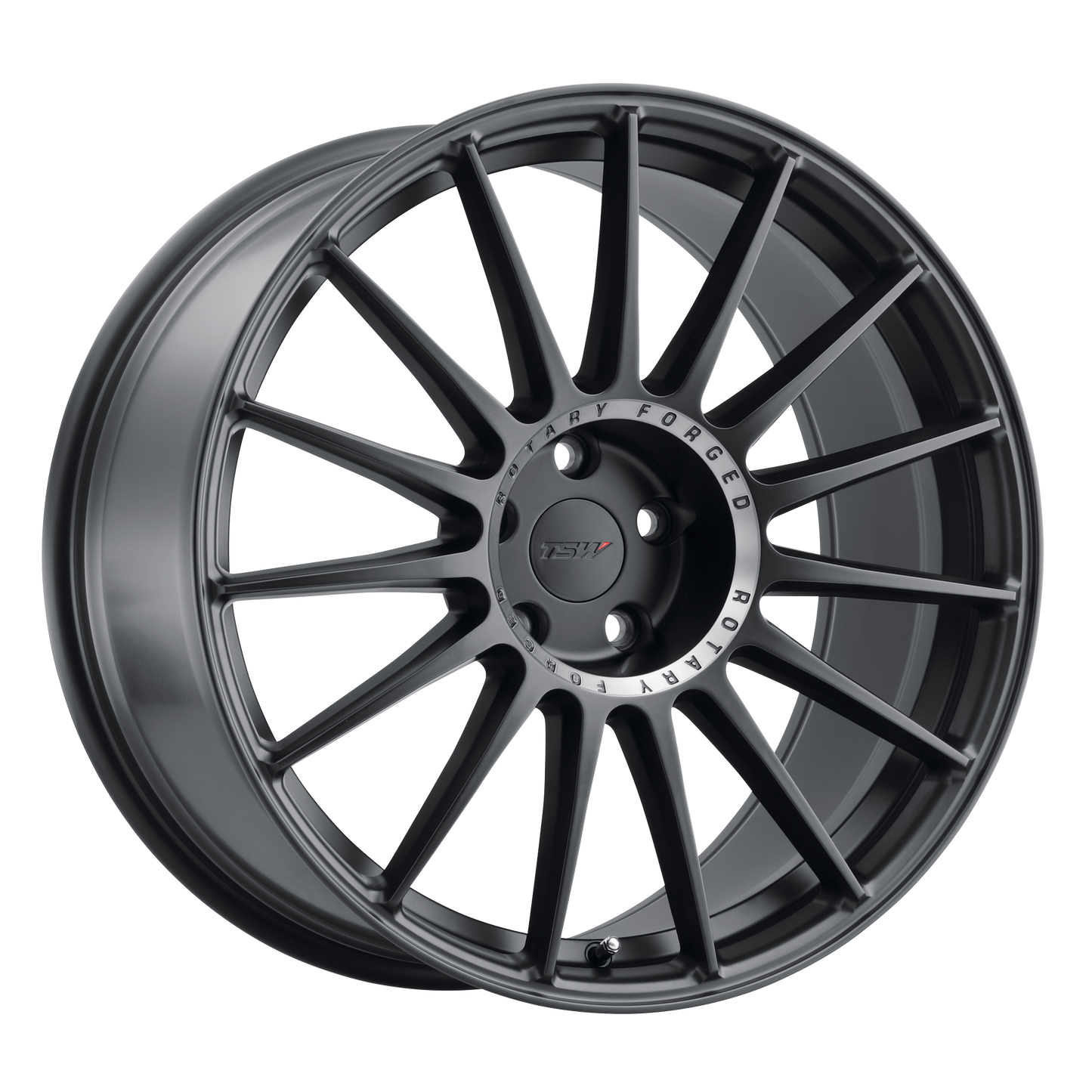 TSW PADDOCK SEMI GLOSS BLACK W/ MACHINED TINTED RING