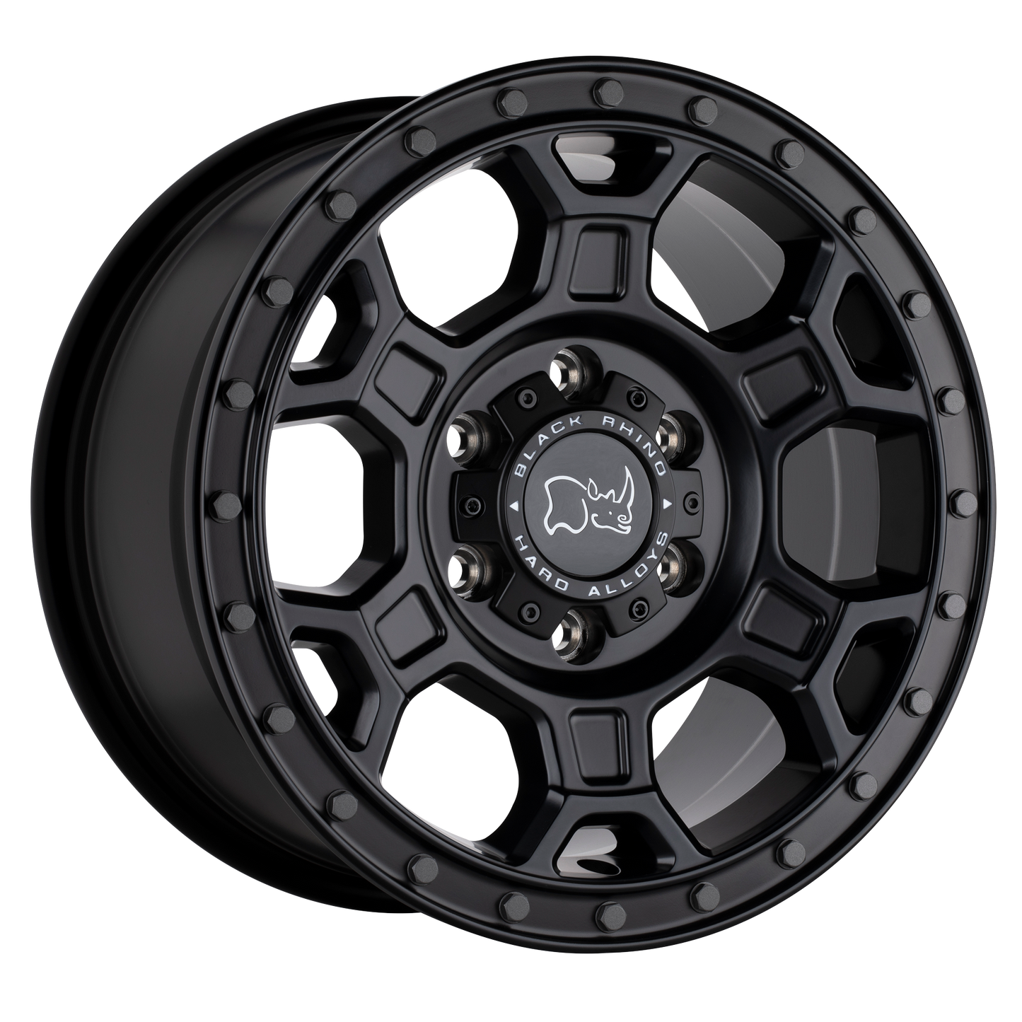 Black Rhino MIDHILL MATTE BLACK W/ GUNMETAL BOLTS