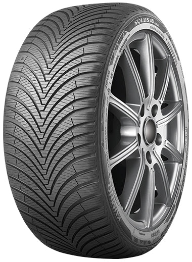 4 x AXE EX10 SILVER & POLISHED DISH & 4 x 225/40ZR18 92W XL KUMHO SOLUS 4S HA32+