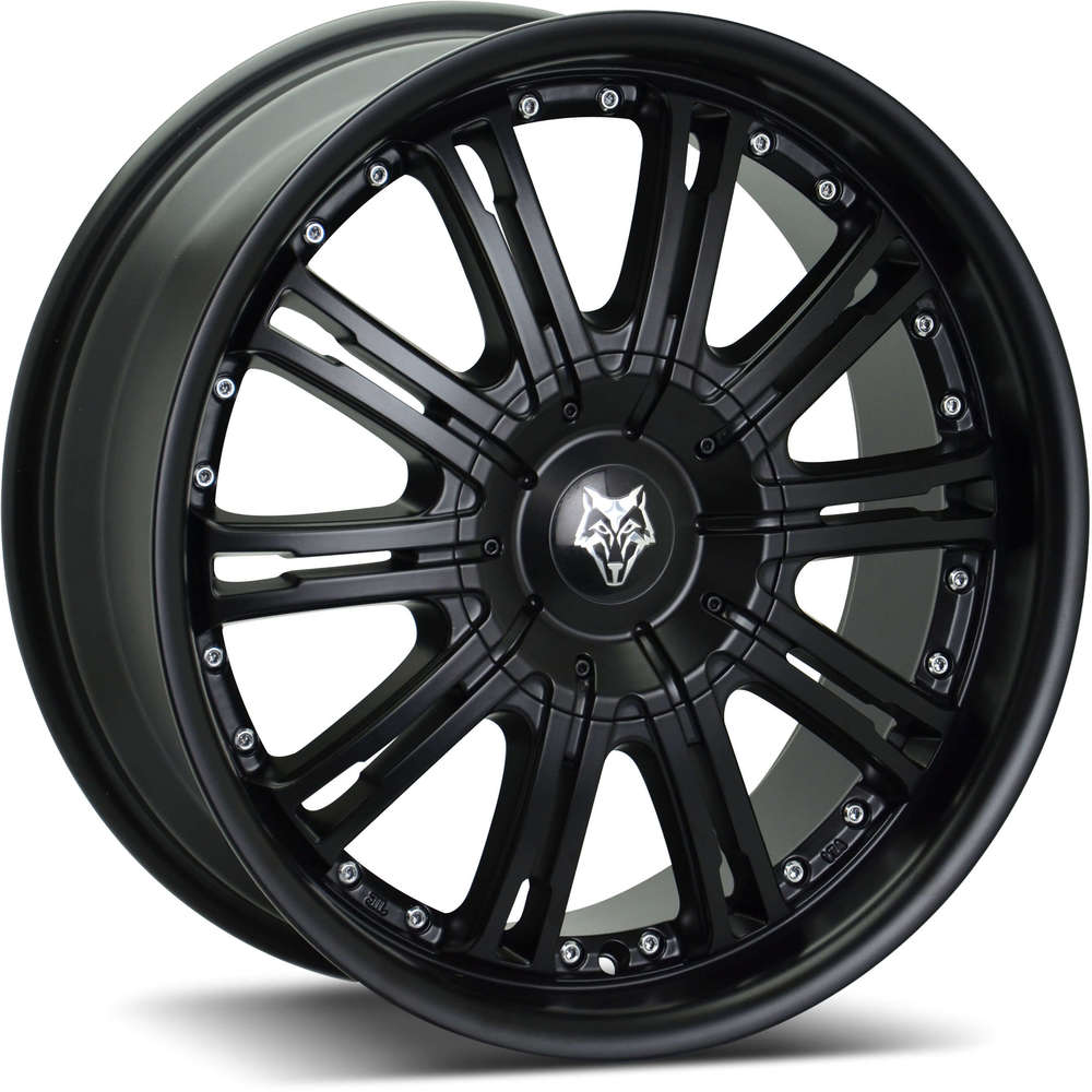 Wolfrace Explorer Vermont Matt Black Silver Rivets