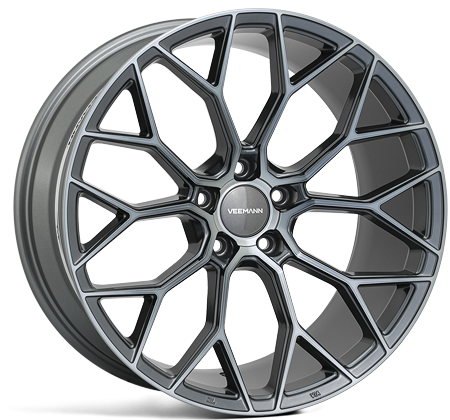 Wheel & Tyres Package( Veemann V-FS66 Graphite Smoke Machined + 235/35R19 PI POWERGY 91YXL )