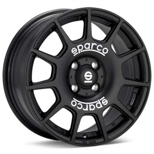 4 x Sparco SPARCO TERRA MATT BLACK WHITE LETTERING