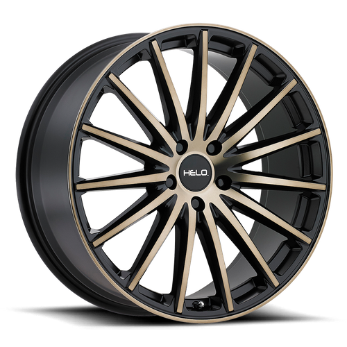 Helo HE894 SATIN BLACK W/ DARK TINT CLEAR COAT