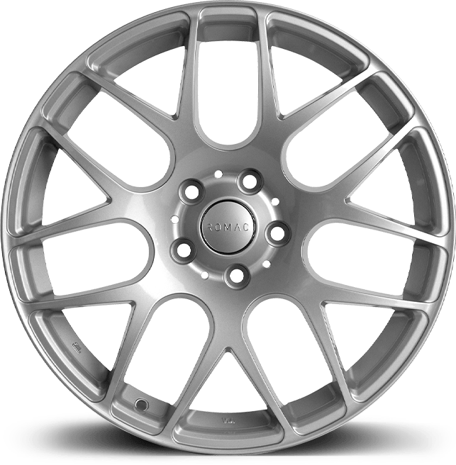 FRONT Wheel & Tyres Package( ROMAC RADIUM SILVER + 215/40R18 PIR P-ZERO PZ4 89YXL HN )