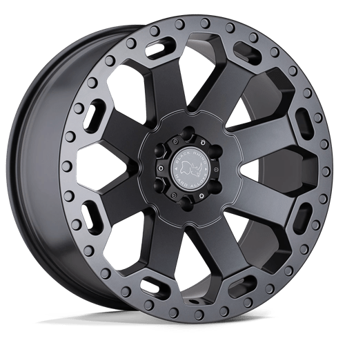 4 x Black Rhino WARLORD MATTE GUNMETAL