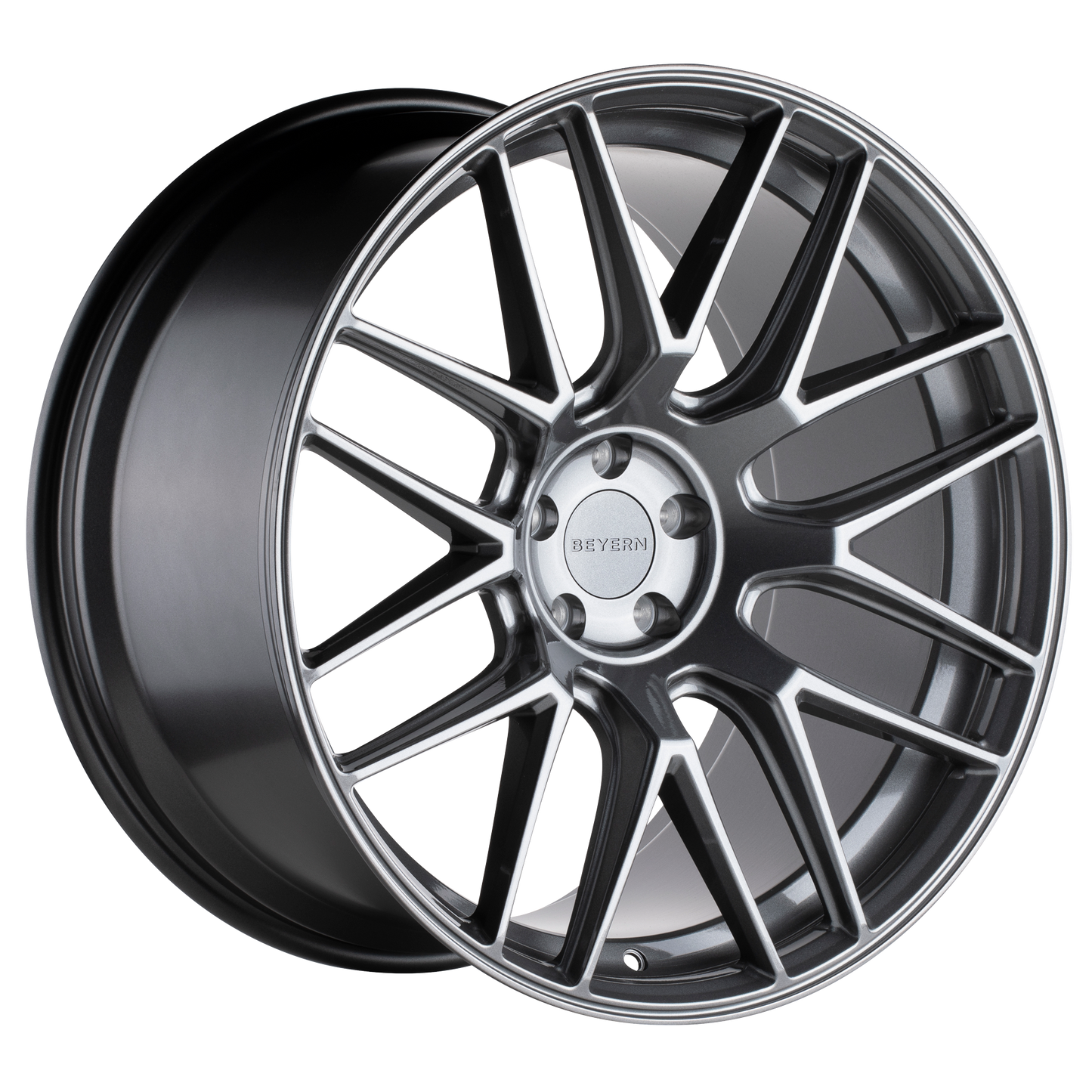 FRONT Wheel & Tyres Package( Beyern AUTOBAHN GLOSS GUNMETAL + 225/45R18 BST LM005 95VXL )