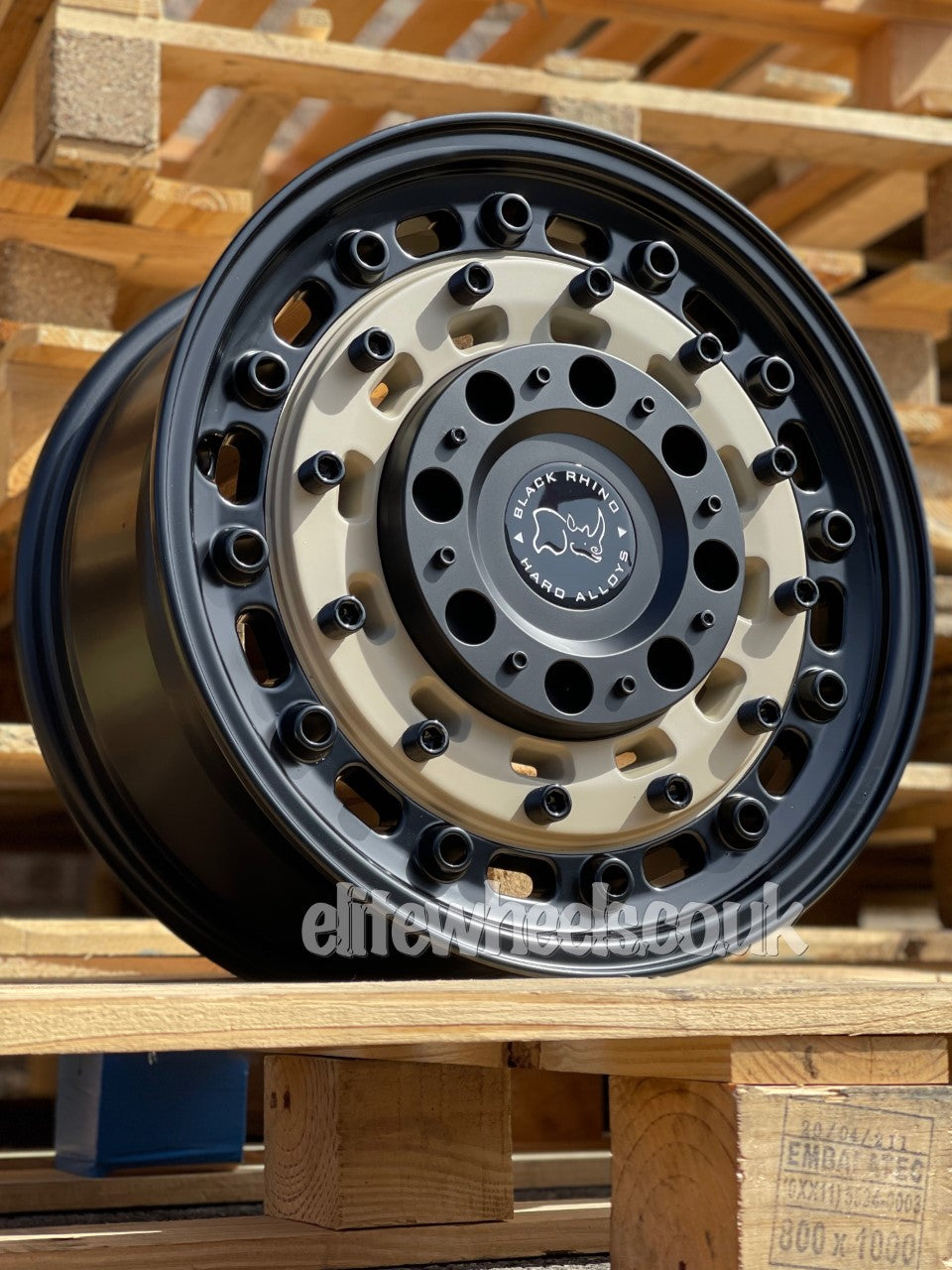 17" Mercedes Sprinter Volkswagen Crafter Black Rhino Arsenal Sand Alloy Wheels