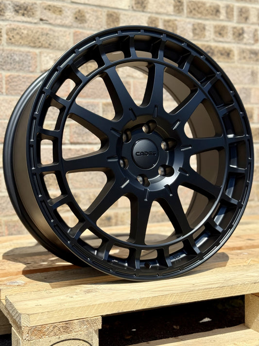 20" 2024 Ford Transit Custom Cades RZ Transit Matt Black Alloy Wheels