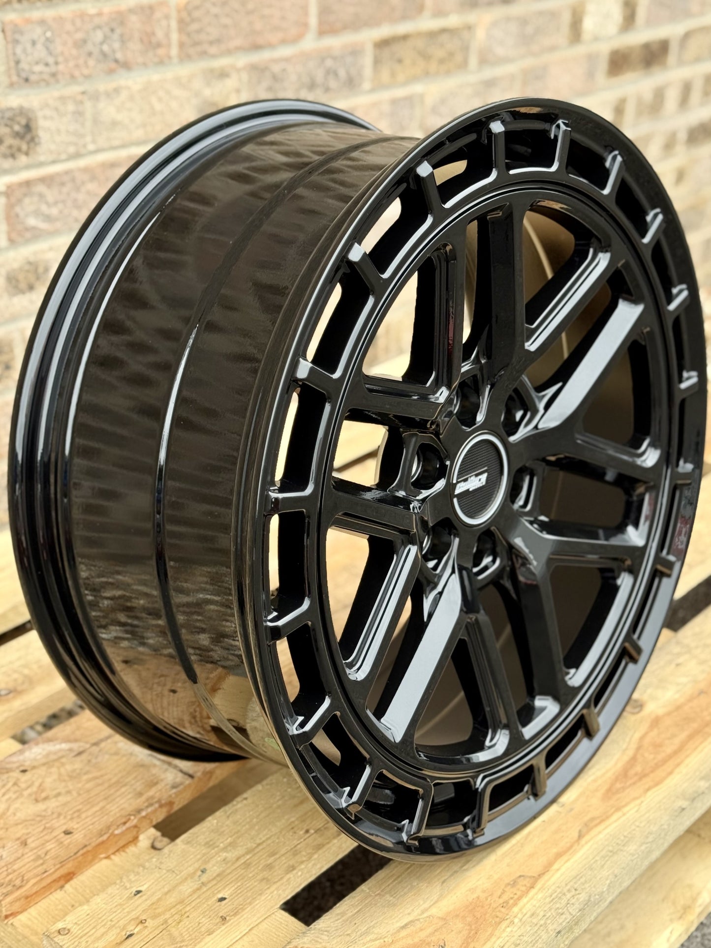 20" 2024 Ford Transit Custom Calibre CV3 Gloss Black Alloy Wheels