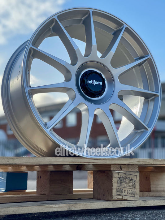 20" Ford Transit Custom 2024 Rotiform DTM Silver Alloy Wheels
