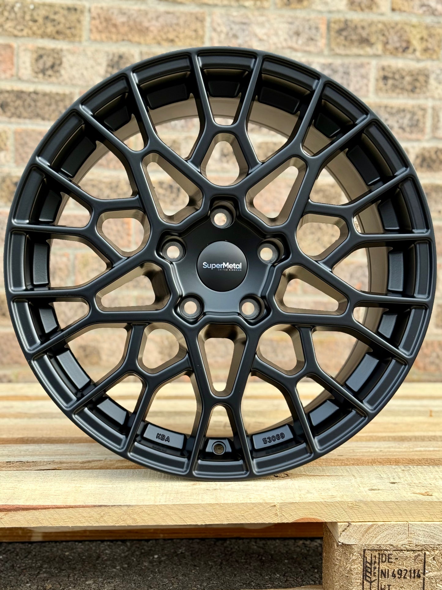 18" Volkswagen Transporter Supermetal Cell Matt Black Alloy Wheels