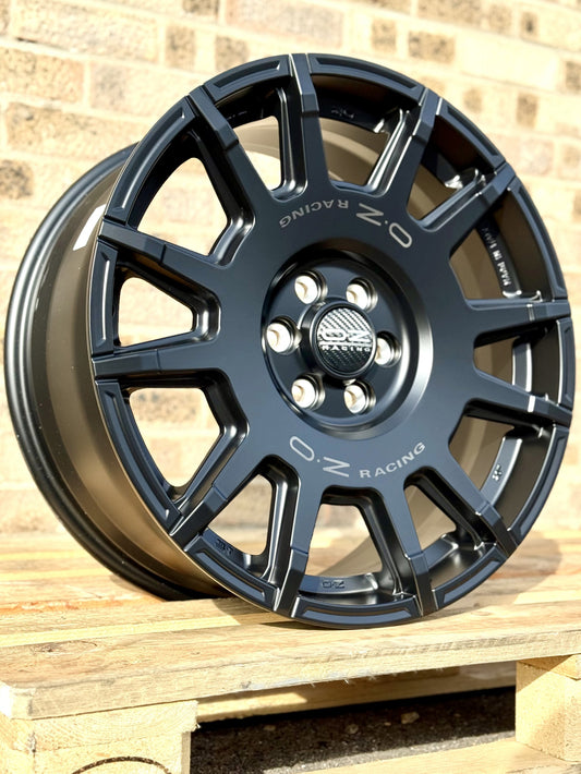 20" Volkswagen Transporter T7 OZ Rally Legend Matt Black Alloy Wheels