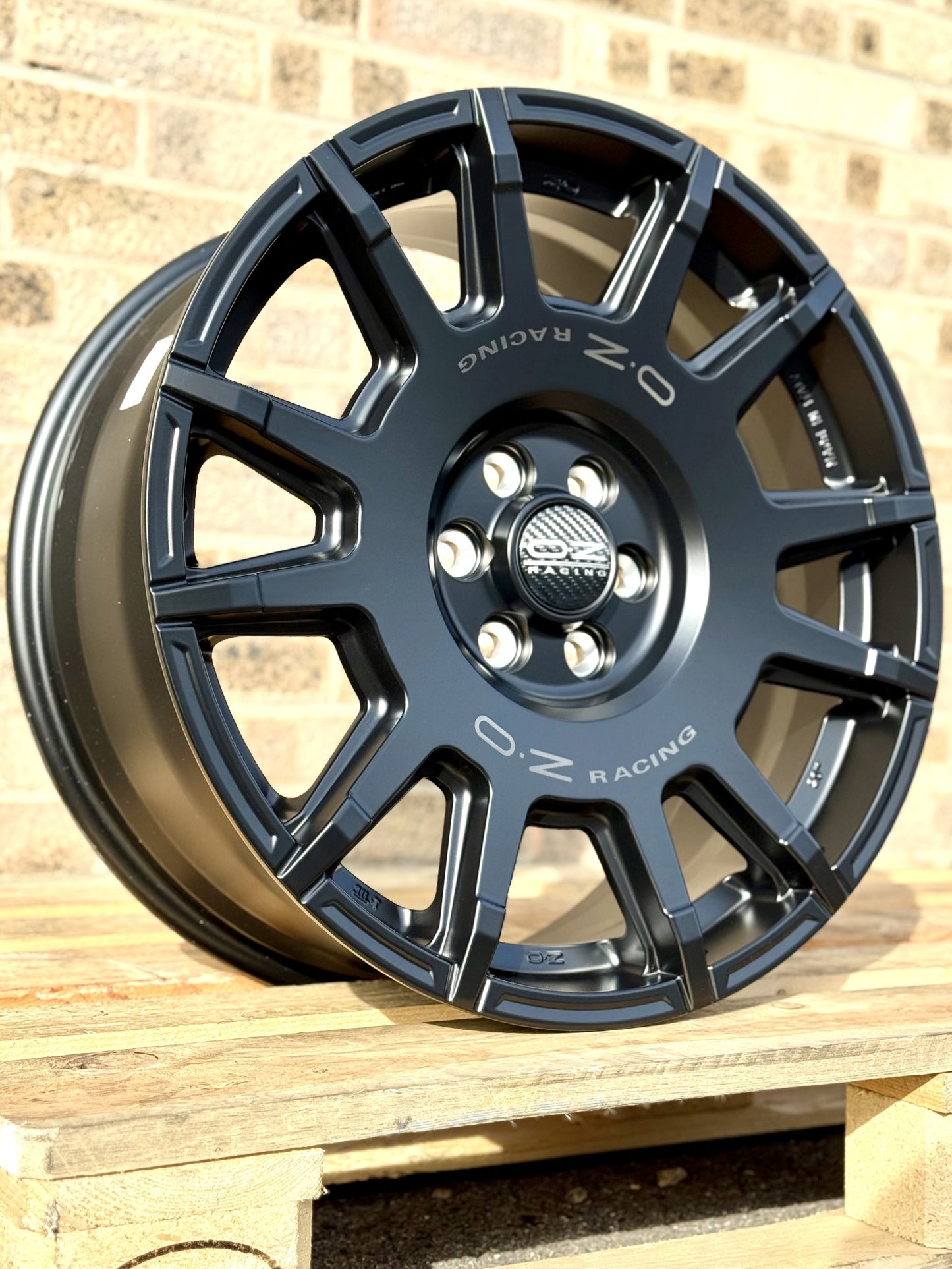 20" Ford Transit Custom 2024 OZ Rally Legend Matt Black Alloy Wheels