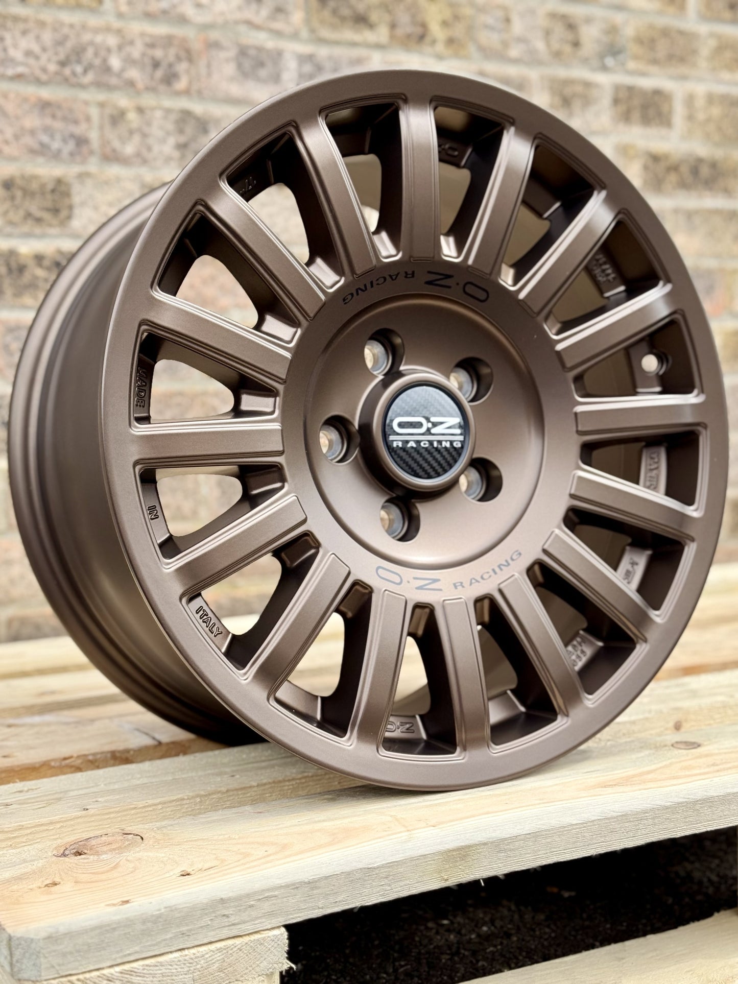 17" Volkswagen Crafter MAN TGE OZ Rally Raid Matt Bronze Alloy Wheels
