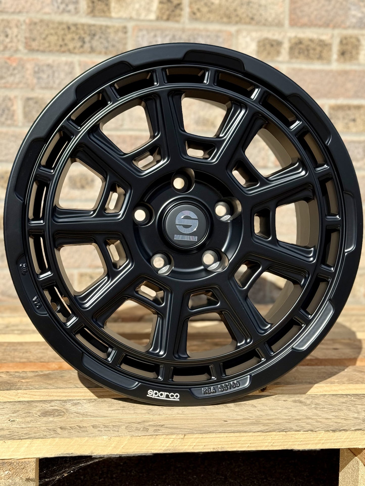 17" Volkswagen Transporter Sparco Sterrato Matt Black Alloy Wheels