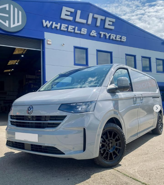 18" Volkswagen Transporter T7 2024 Romac Stealth Matt Black Alloys