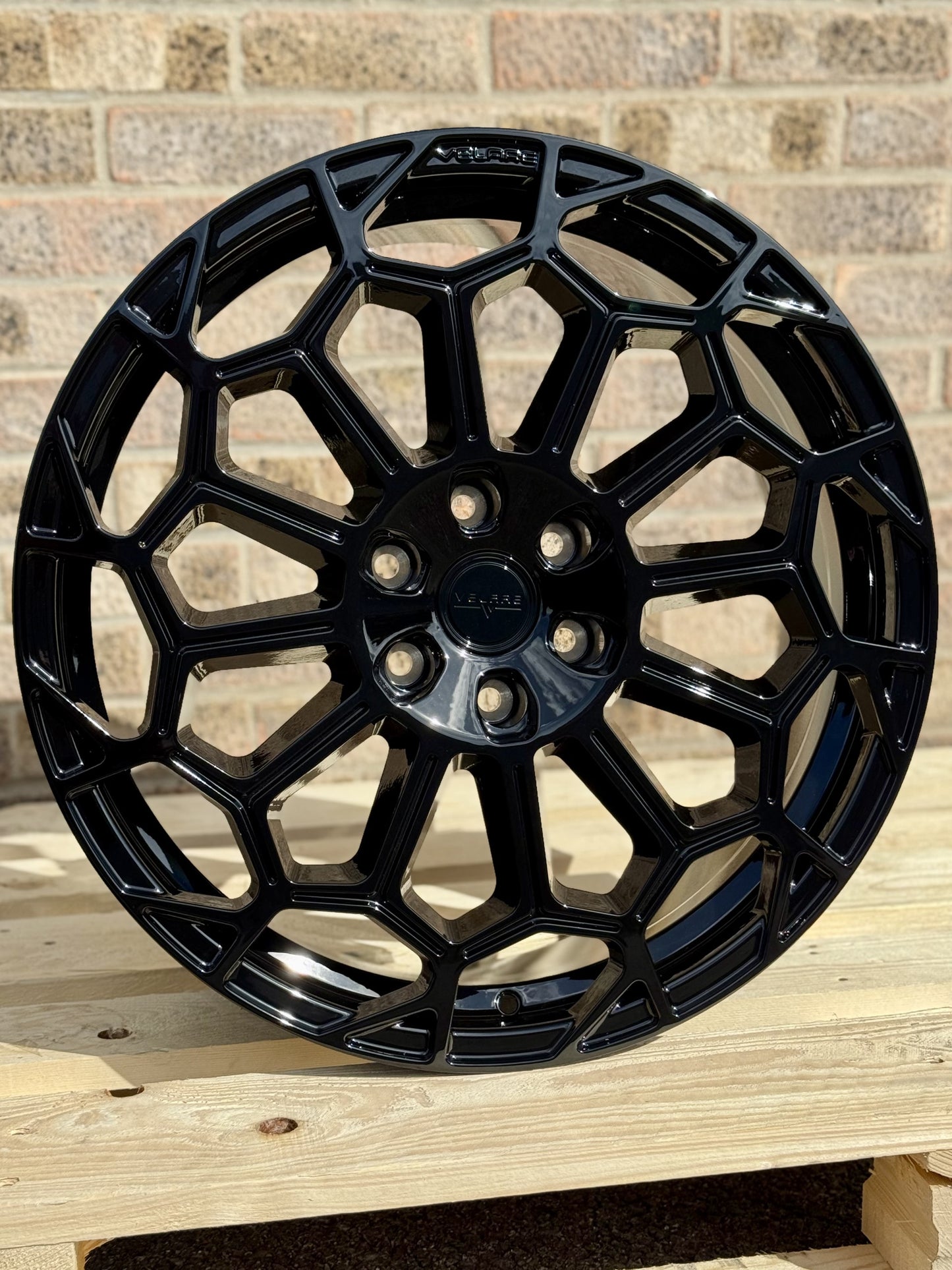 20" Ford Transit Custom Velare VLR 6R Gloss Black Alloy Wheels