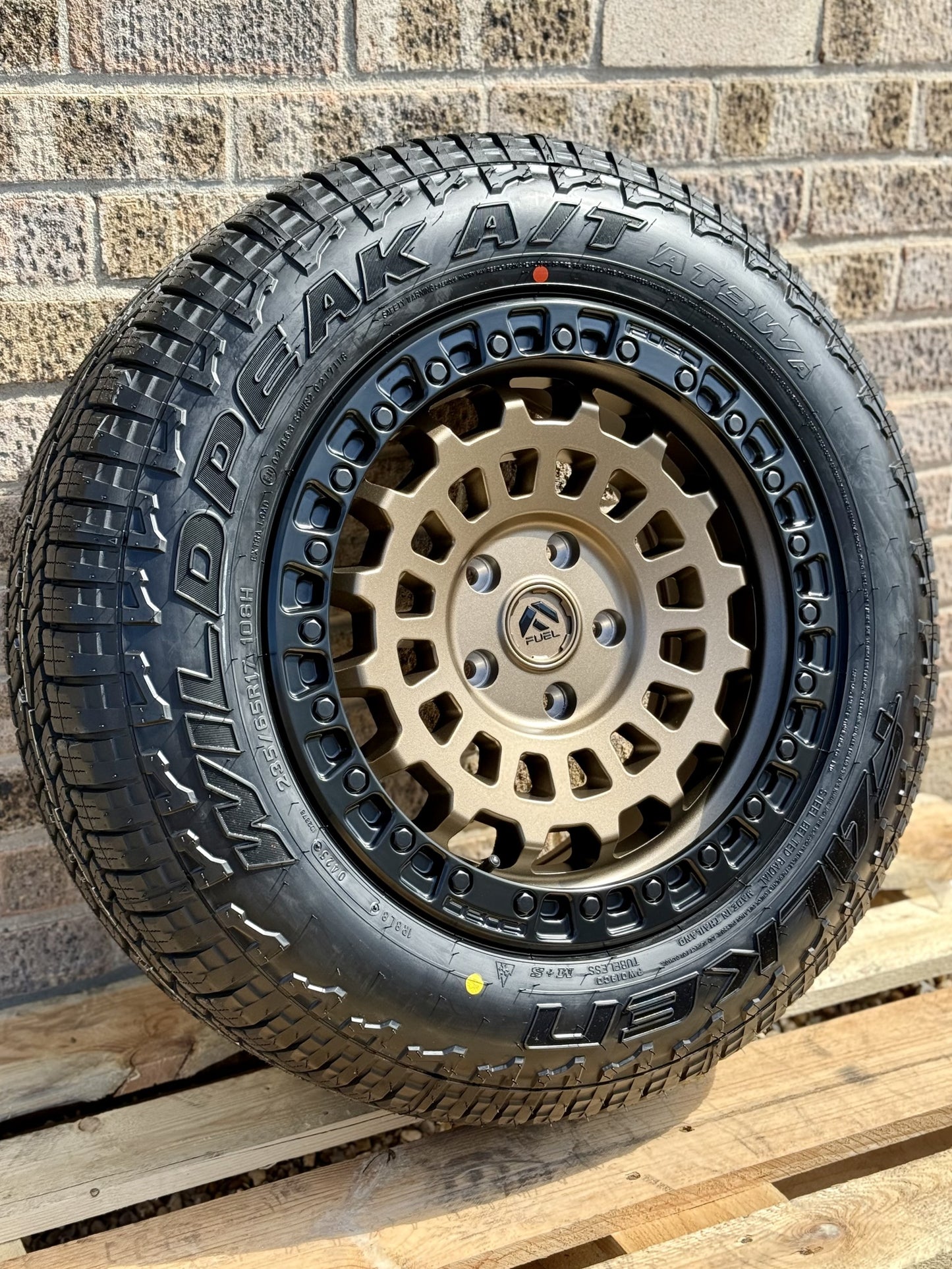 Fuel Zephyr Matt Bronze Fitted With a Falken Wildpeak Tyre Volkswagen Transporter