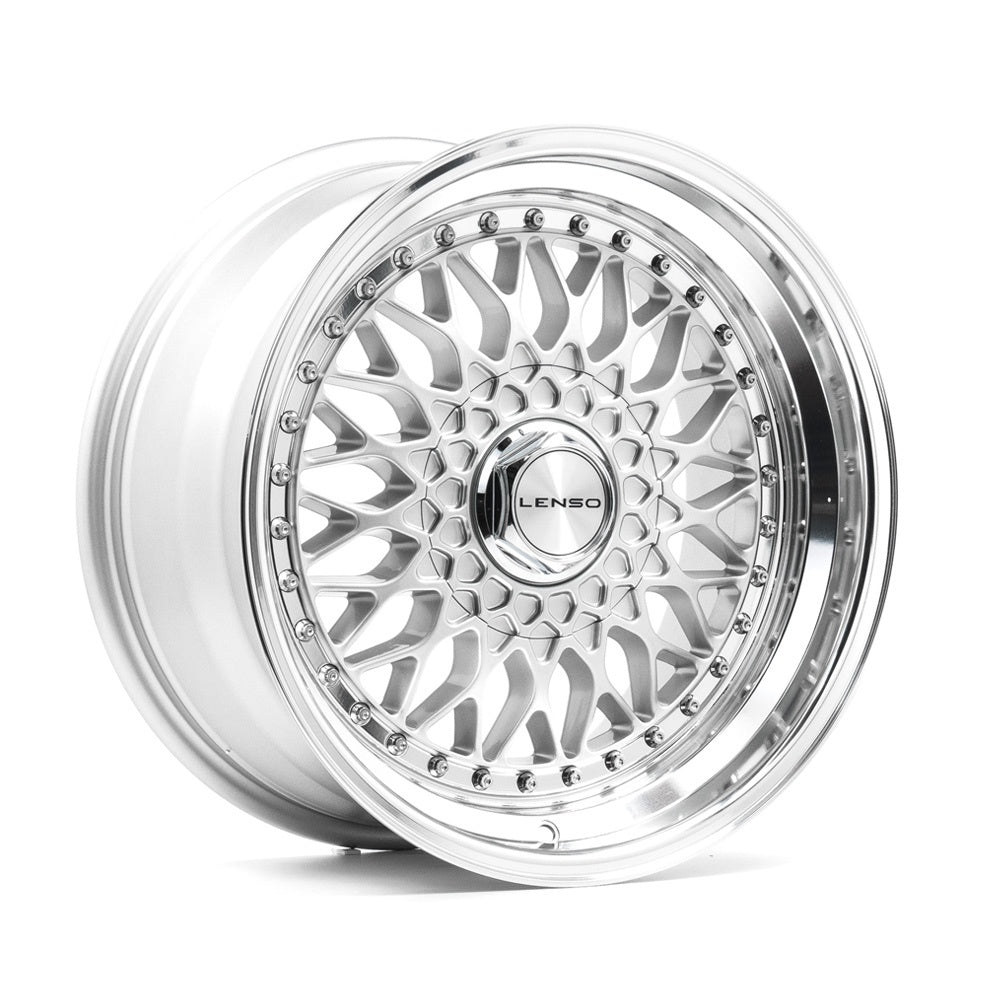 4 x LENSO BSX SILVER & MIRROR DISH