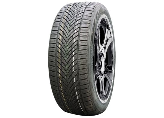 4 x FOX PF3 GLOSS BLACK & 4 x 225/40R18 92Y XL ROTALLA SETULA 4-SEASON RA03