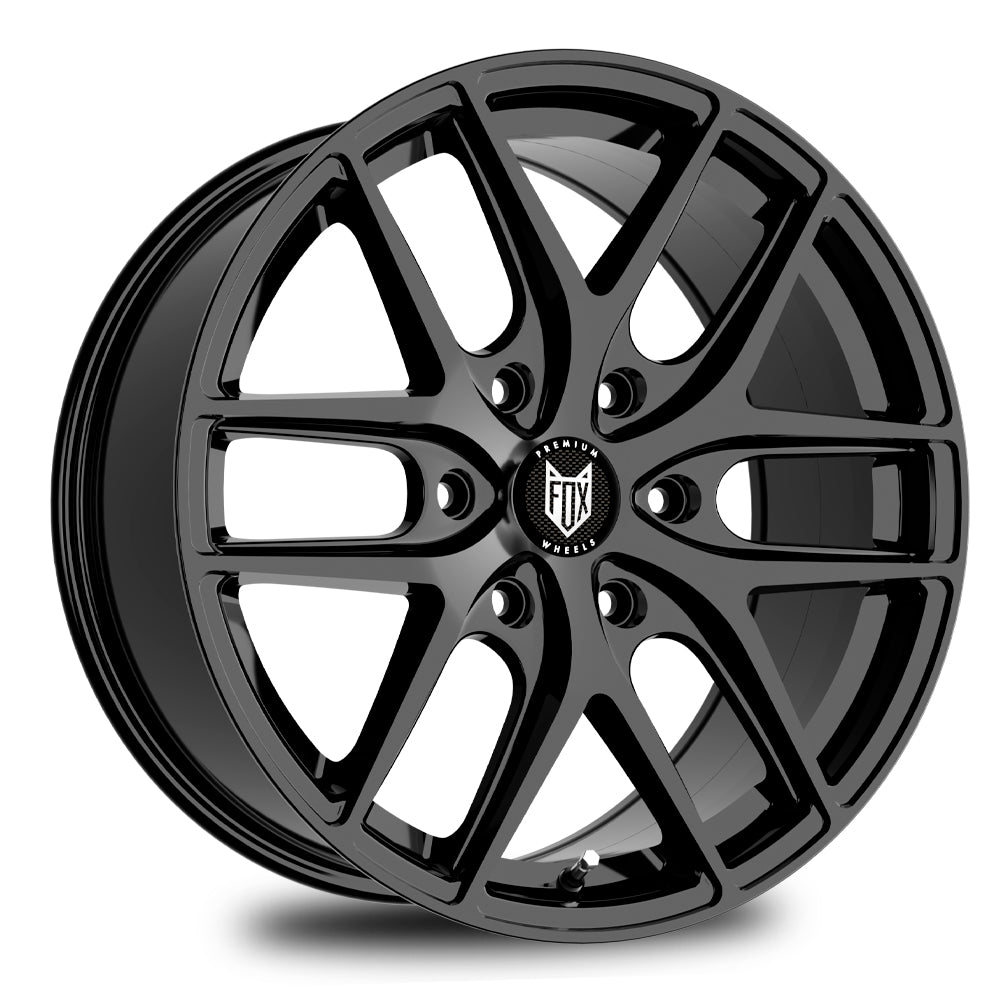 4 x FOX WX3 GLOSS BLACK & 4 x 235/55R18 104V XL PIRELLI CINTURATO ALL SEASON SF3 SI