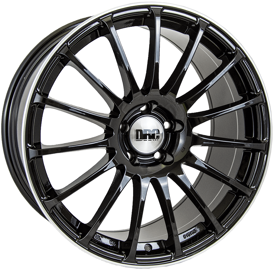 4 x DRC Rapide Gloss Black / Polished Lip