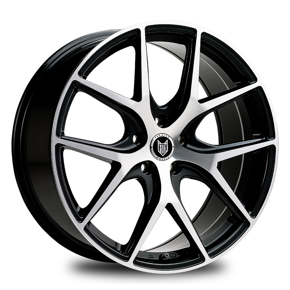 Wheel & Tyres Package( FOX ALPHA BLACK POLISH + 215/40R18 PIR P-ZERO PZ4 89YXL HN )