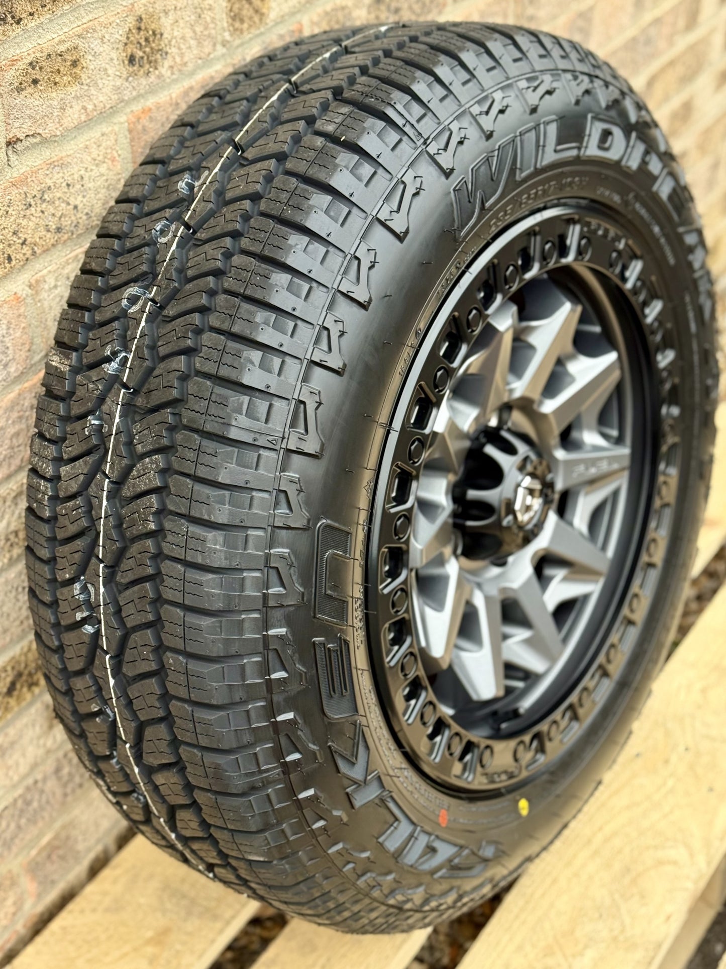 17" Volkswagen Transporter Fuel Covert Matt Grey Alloy Wheels and Tyres