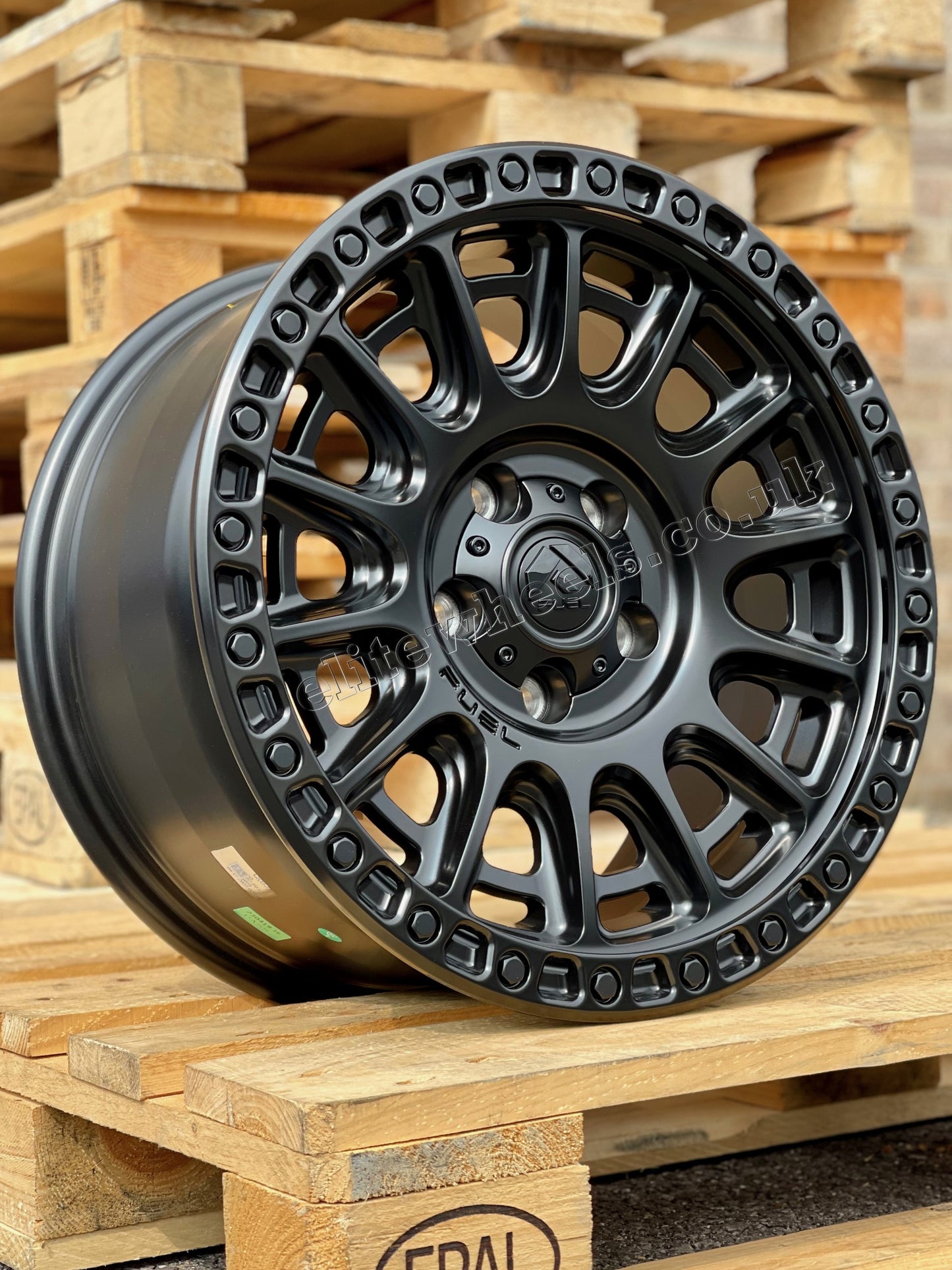 17" Volkswagen Transporter Fuel Cycle Matt Black Alloy Wheels