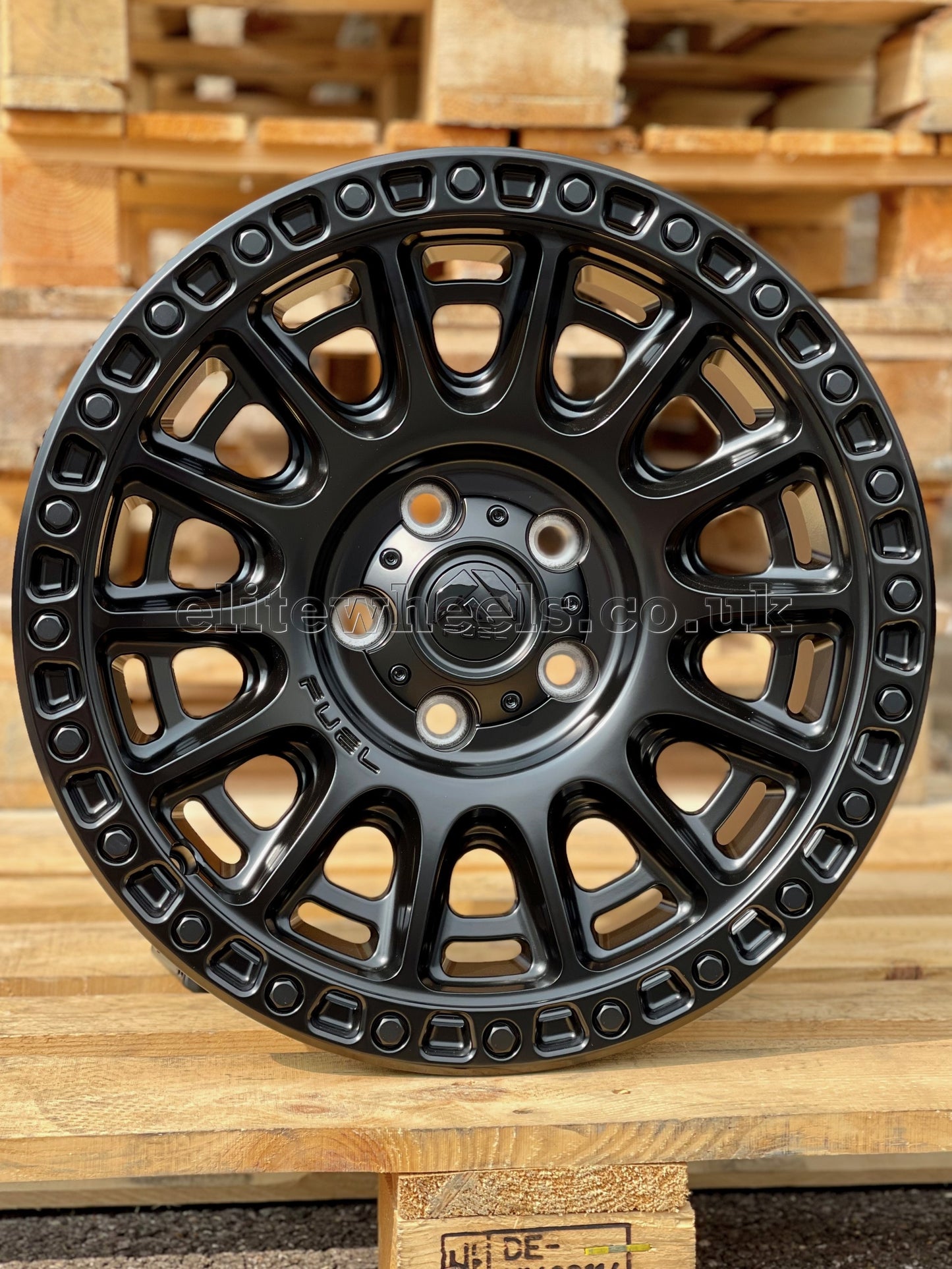 17" Volkswagen Transporter Fuel Cycle Matt Black Alloy Wheels