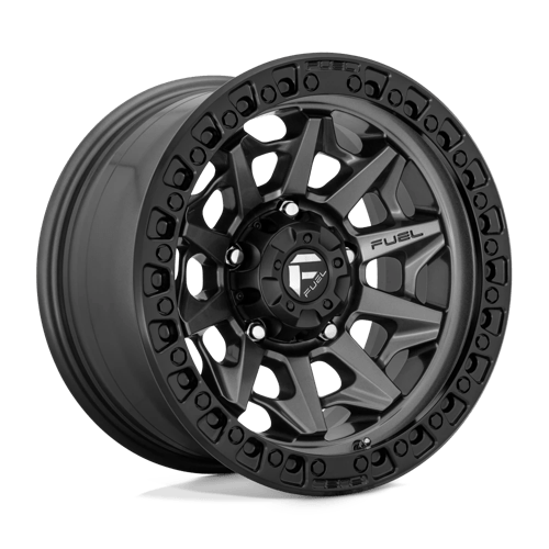 4 x Fuel 1PC D716 COVERT MATTE GUN METAL BLACK BEAD RING