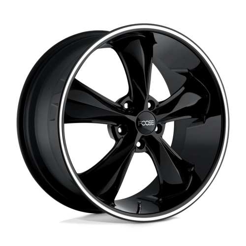 Foose 1PC F104 LEGEND GLOSS BLACK MILLED