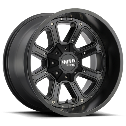 Moto Metal MO984 SHIFT MATTE BLACK W/ G-BLK INSERTS