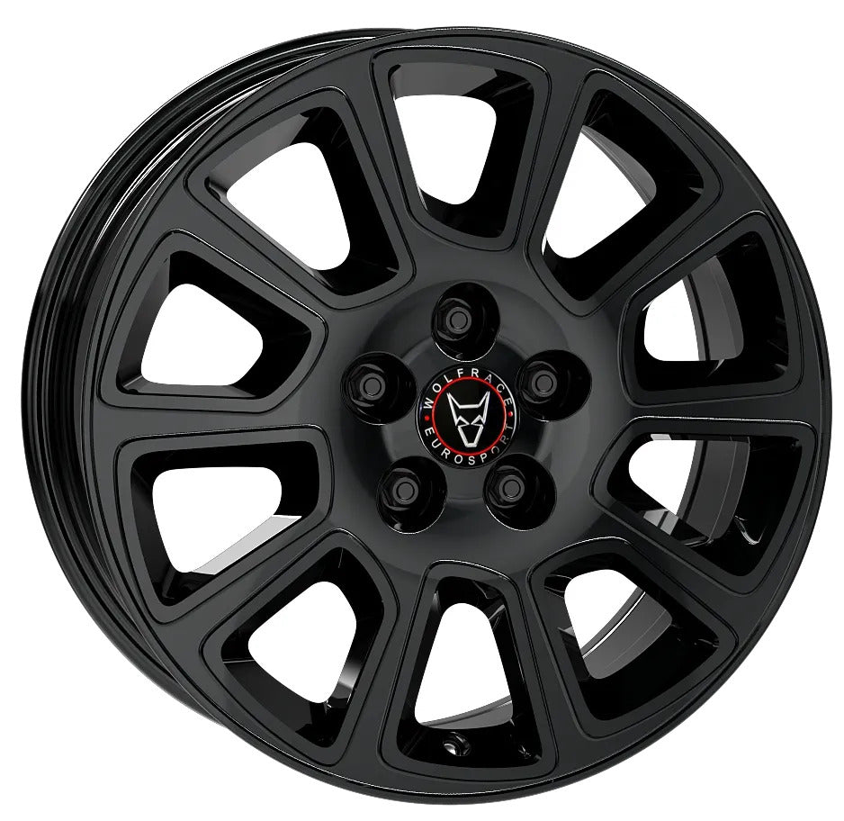 Wheel & Tyres Package( Wolfrace Eurosport TUV Transporter 2 diamond black + 235/65R16 MICH AGILIS 3 115/113R )
