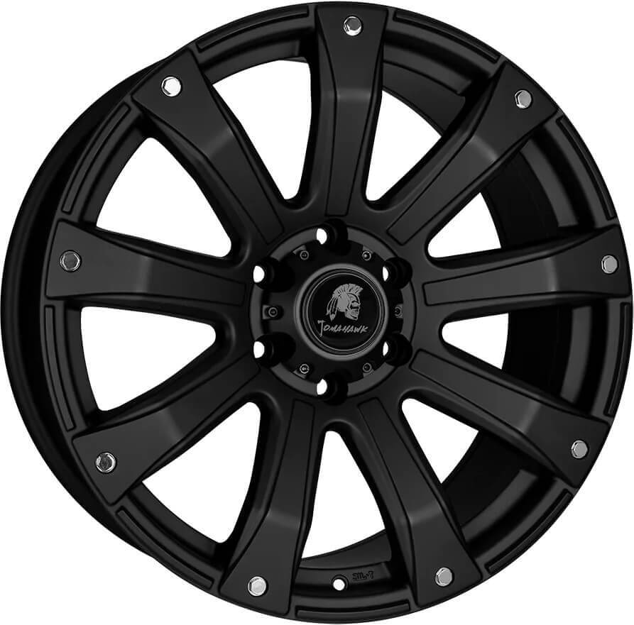 4 x Tomahawk Ute Matt Black