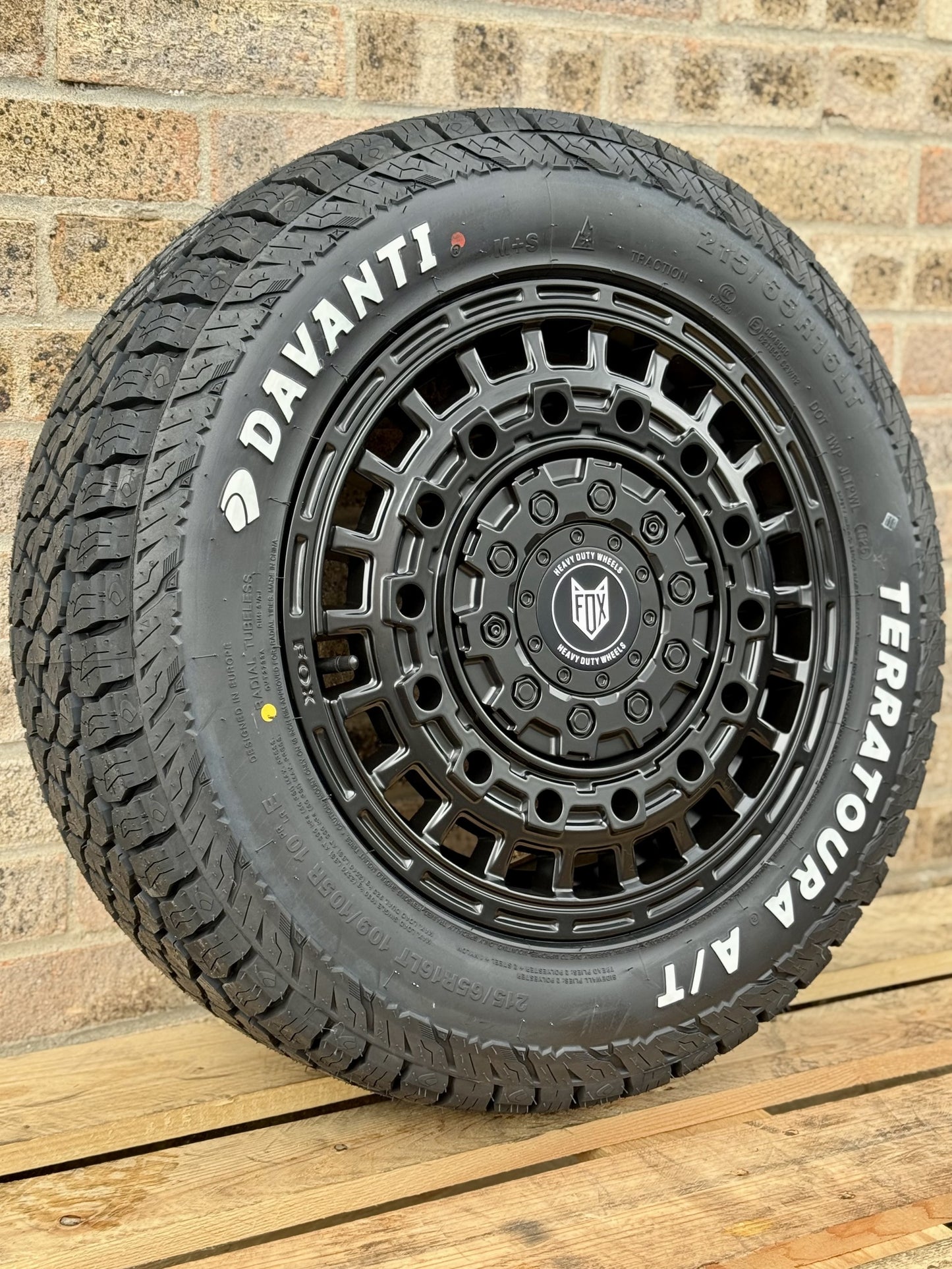 16" Ford Transit Custom FOX ADV Alloy Wheels and Tyres