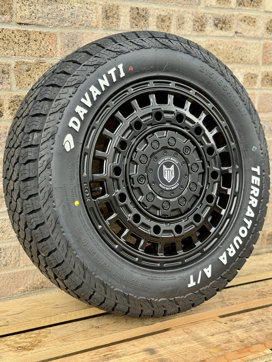 16" Ford Transit Custom FOX ADV Alloy Wheels and Tyres
