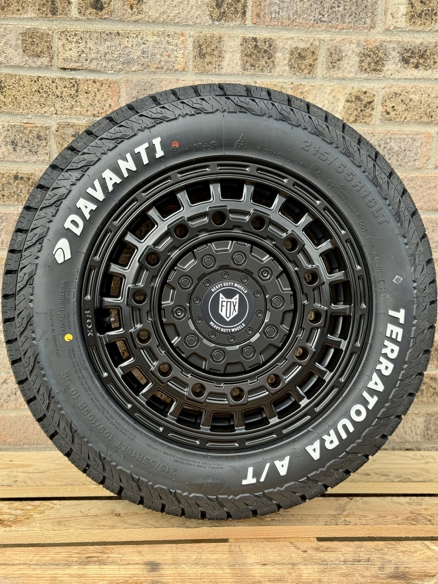 16" Ford Transit Custom FOX ADV Alloy Wheels and Tyres
