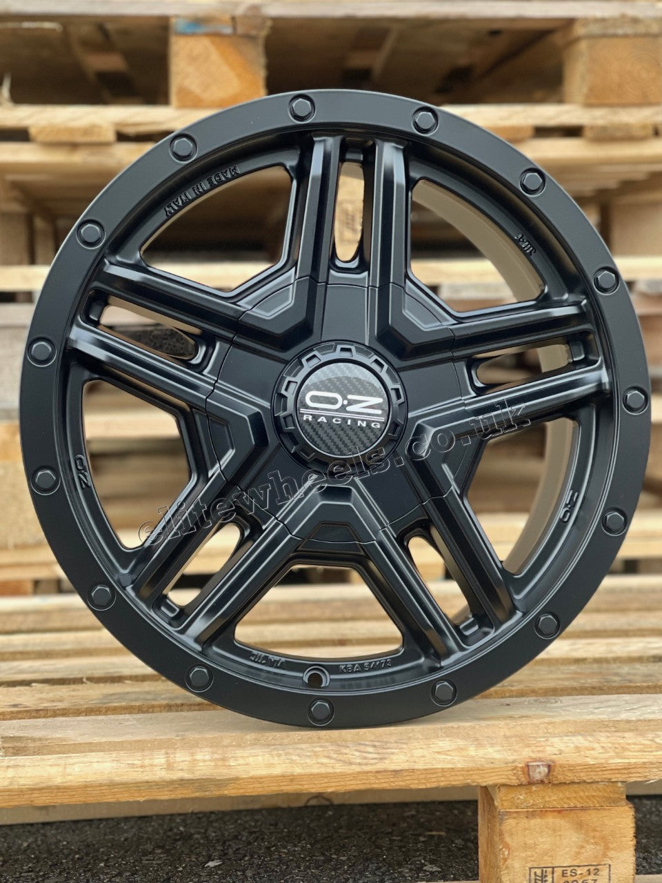 17" Volkswagen Crafter Merecedes Sprinter OZ Rally Adventure Matt Black Alloy Wheels