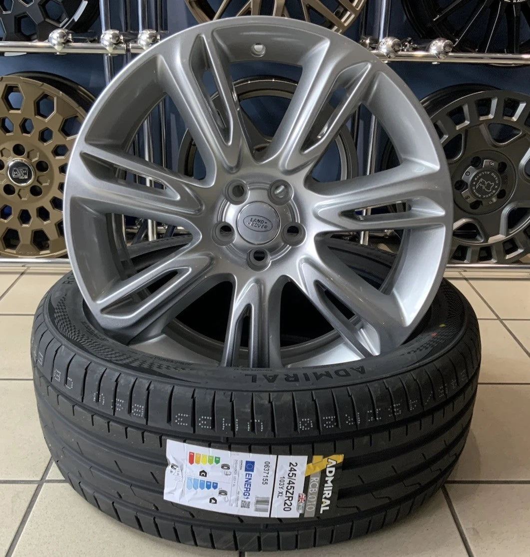 RANGE ROVER ALLOY WHEELS & TYRES 20" TO FIT EVOQUE & DISCOVERY SPORT
