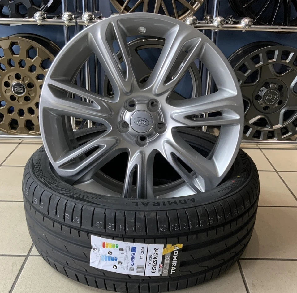 RANGE ROVER ALLOY WHEELS & TYRES 20" TO FIT EVOQUE & DISCOVERY SPORT
