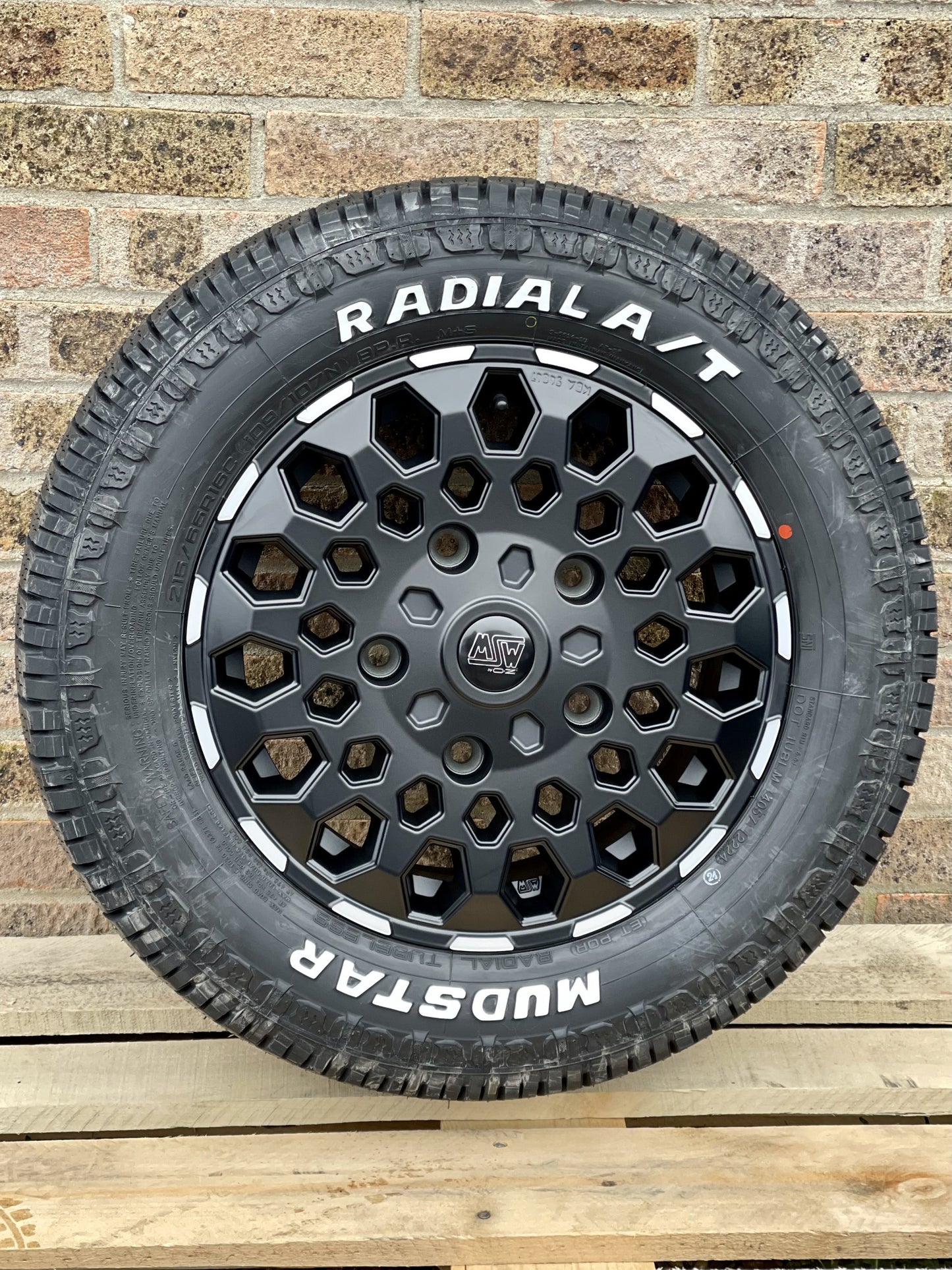 16" Ford Transit Custom MSW 99 & All Terrain Wheel and Tyre Package