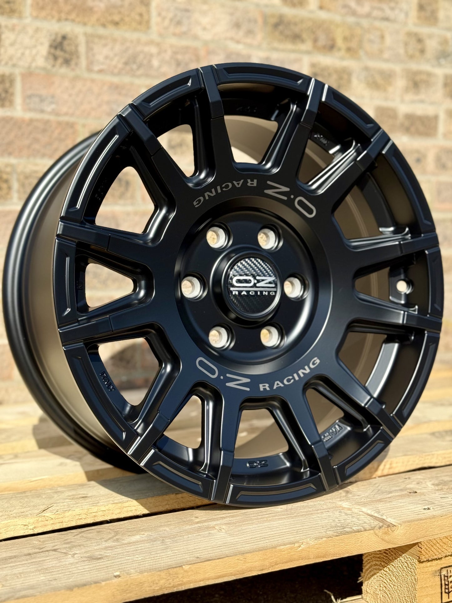 17" Volkswagen Crafter Merecedes Sprinter OZ Rally Legend Matt Black Alloy Wheels