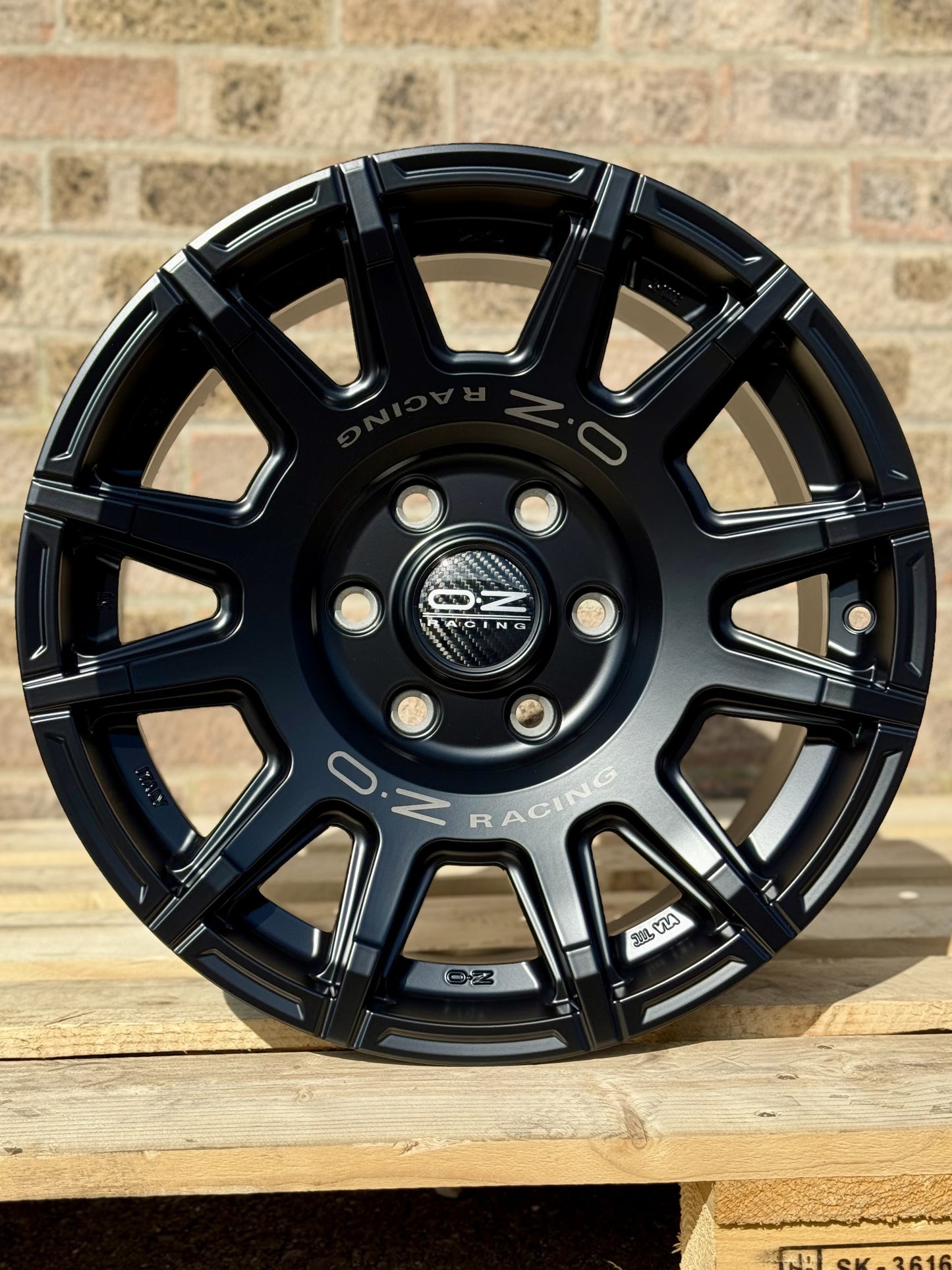17" Volkswagen Crafter Merecedes Sprinter OZ Rally Legend Matt Black Alloy Wheels
