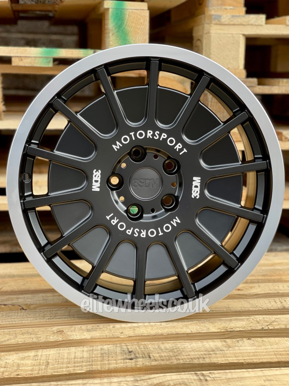 18" 3SDM 0.66 Matt Black Mirror Polished Lip