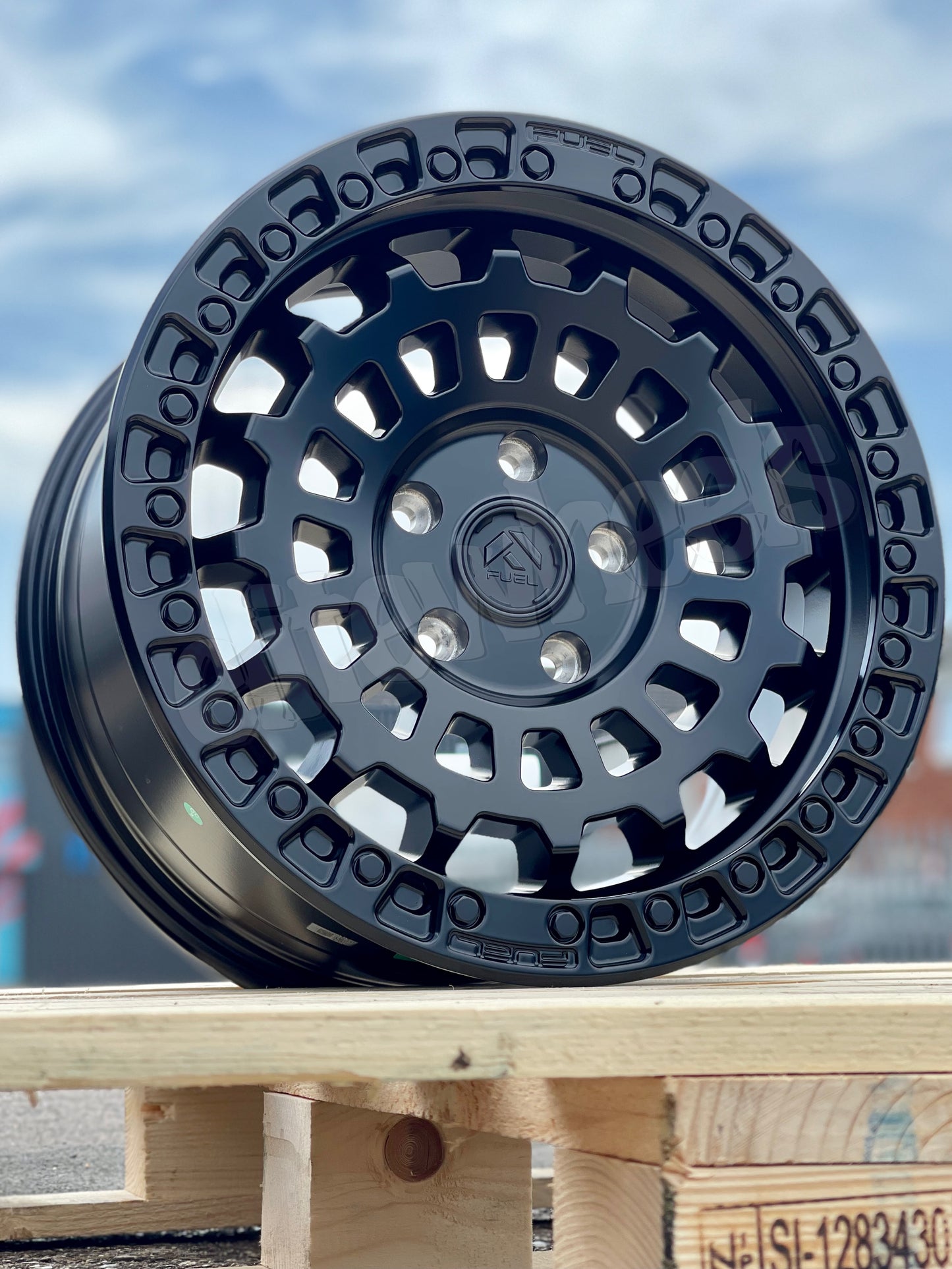 17" Fuel Zephyr Matt Black Volkswagen Transporter Alloy Wheel 5x120 VW T6 VW T6.1 VW T5