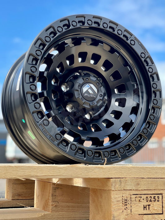 18" Ford Ranger Fuel Zephyr Matt Black Alloy Wheels